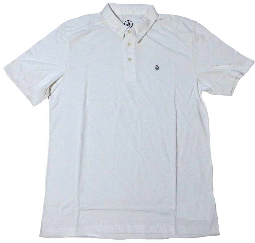 Volcom ボルコム 半袖ポロシャツ Mサイズ 白 ホワイト Banger Polo A0102306拍卖