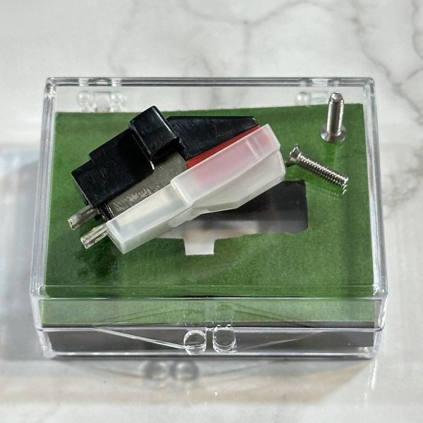 専用ケース付き ビス付属 MMカートリッジ 12” インチ ヘッドシェル ターンテーブル LP レコード プレーヤー EP アナログ 針 U554拍卖