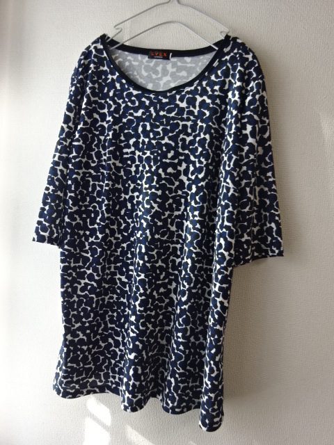 EVEX by KRIZIA クリッツィア 大きいサイズ44 とろみ チュニックブラウス拍卖