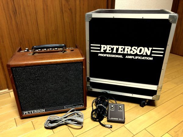 PETERSON(ピーターソン) P100G ギターアンプ 電源コード,フットスイッチ,ハードケース付き 難あり拍卖