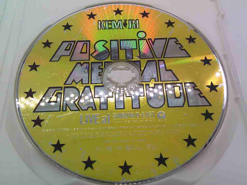 PD168★DVD KEMURI ケムリ Positive Mental Gratitude -2004.9.21 Tokyo UPBI-1003 ディスクのみ 動作確認済み 研磨・クリーニング済み拍卖