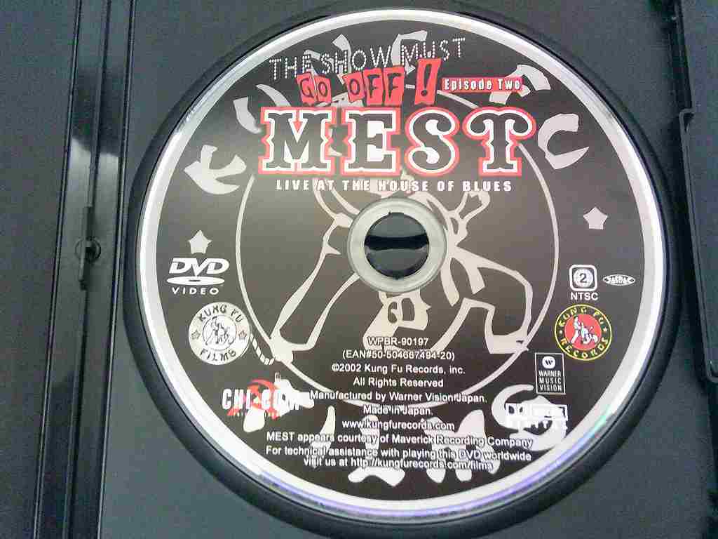 PD178★DVD Mest メスト ライヴ!! THE SHOW MUST GO OFF! WPBR-90197 ディスクのみ 動作確認済み 研磨・クリーニング済み拍卖