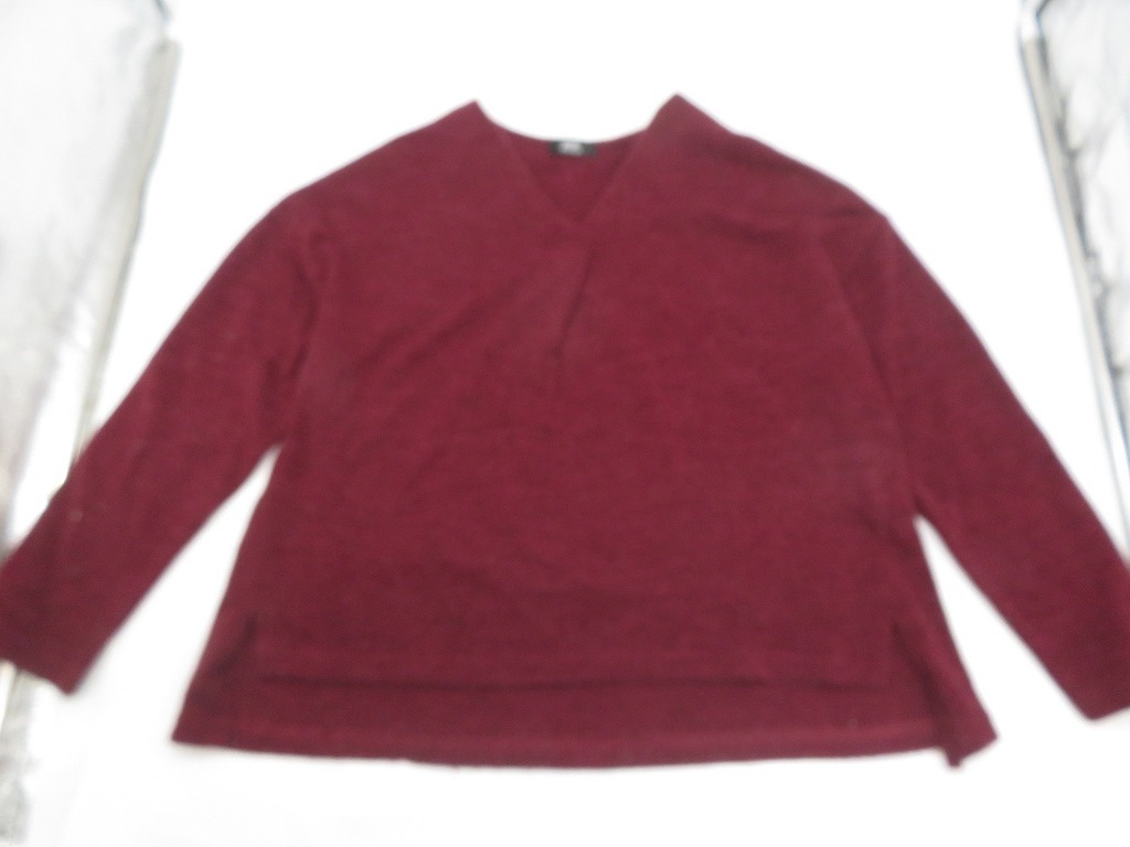 JM397★Ryu Ryu リュリュ ニット セーター レディース トップス レッド 古着拍卖