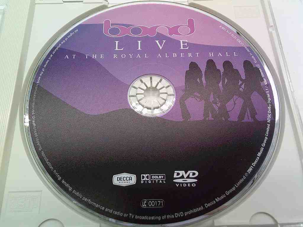 PD114★DVD ボンド ロイヤル・アルバート・ホール・ライブ bond LIVE at The Royal Albert Hall UCBD-1018 ディスクのみ 動確済 盤面良好拍卖