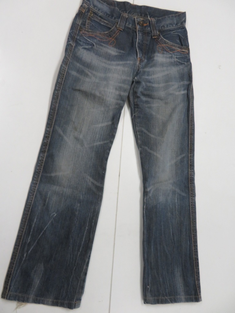 JM404★長ズボン ロング ジーパン デニム ブルー ボトムス 古着拍卖