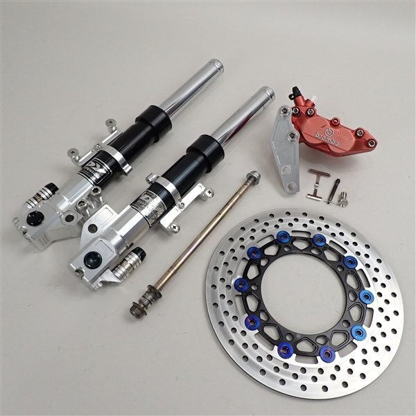 ♪マジェスティS/SG28J DYレーシング×ブレンボ フロントフォーク/フロントブレーキキャリパー(Y0806A14)拍卖