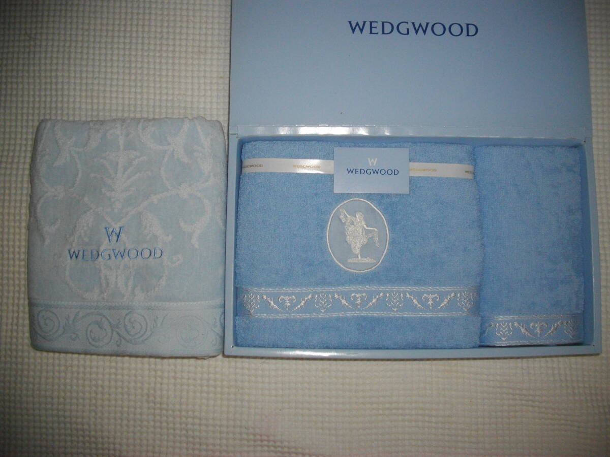 【ウェッジウッド】 フェイスタオル2枚&ウォッシュタオル ★拍卖