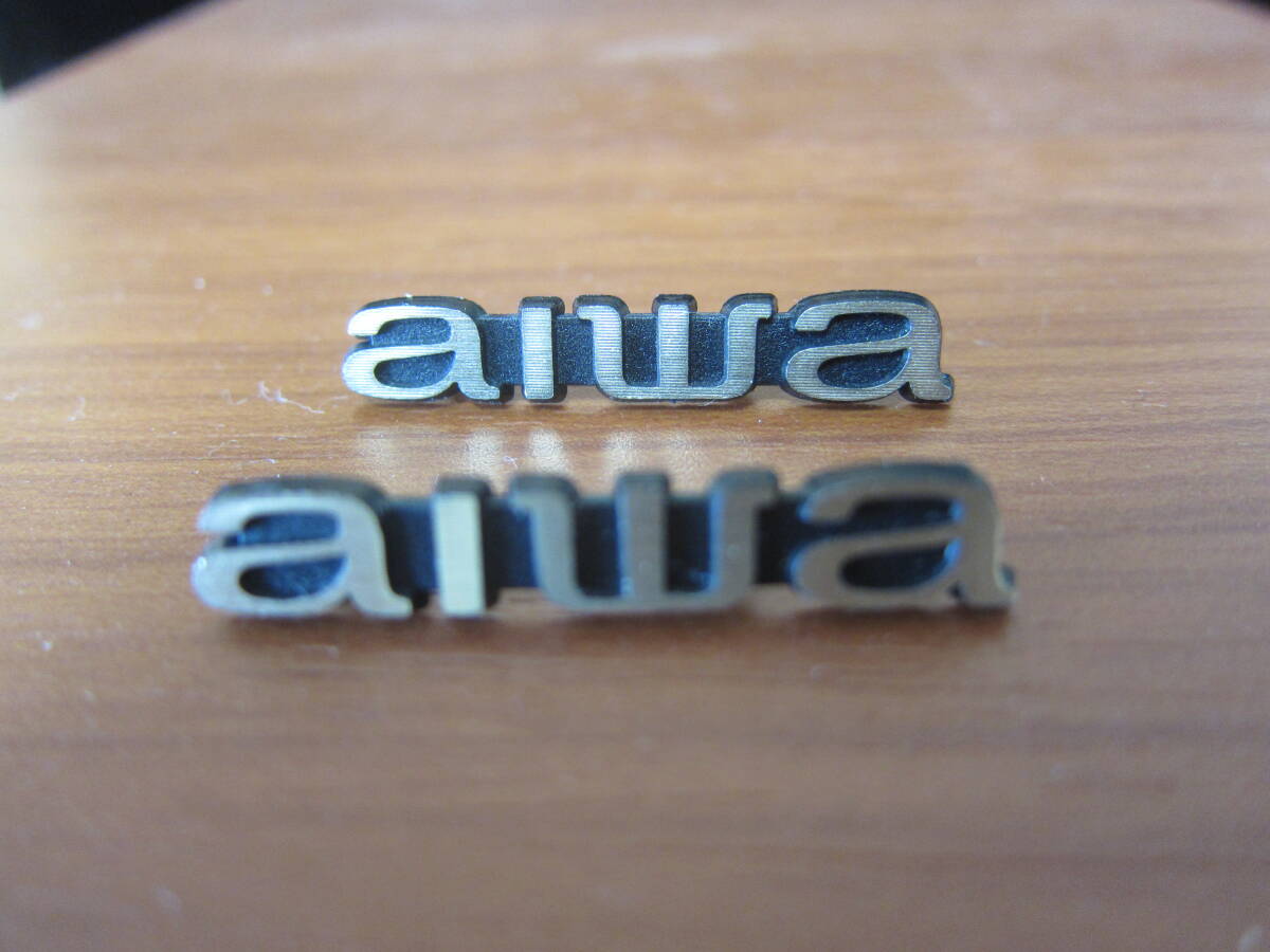 AIWA アイワ  スピーカー  エンブレム  3cm   2個拍卖