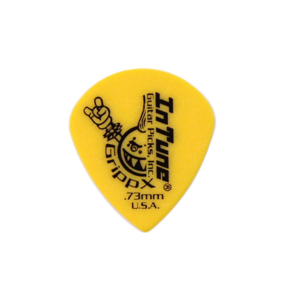 In Tune Guitar Picks DGP4-C73 GrippX-XJJ 0.73mm Yellow ギターピック×36枚拍卖
