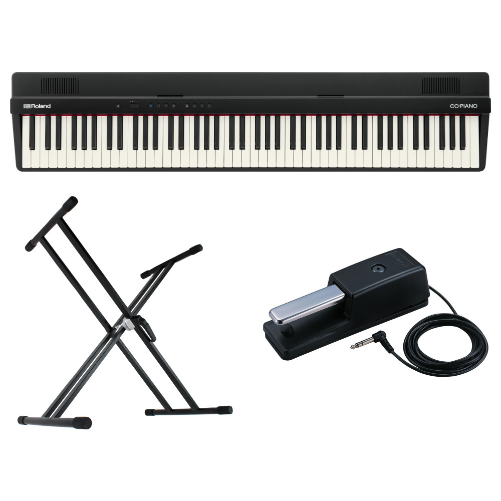 ROLAND ローランド GO-88PX GO:PIANO88 Entry Keyboard Piano X型スタンド/ダンパーペダル付き拍卖