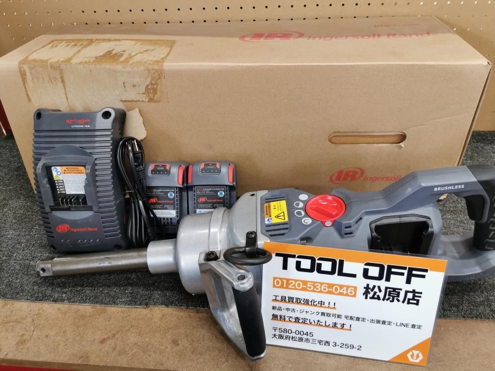 013♪おすすめ・即決♪インガソールランド Ingersollrand ハイトルクコードレスインパクトレンチ W9691 20Vバッテリ2個+充電器拍卖