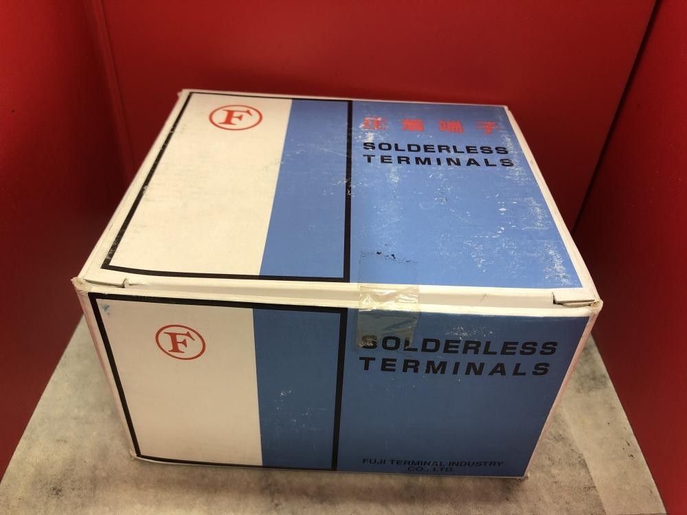 004★未使用品・即決価格★富士端子工業 銅線用裸接着端子 R100-8 50個入り拍卖