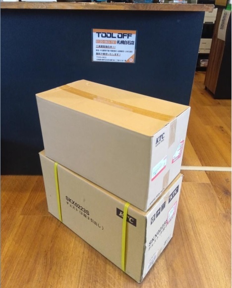 025♪未使用品♪KTC 12.7sqスタンダードセット60点(3段3引出し) SK46025XT 2025SKセール限定拍卖