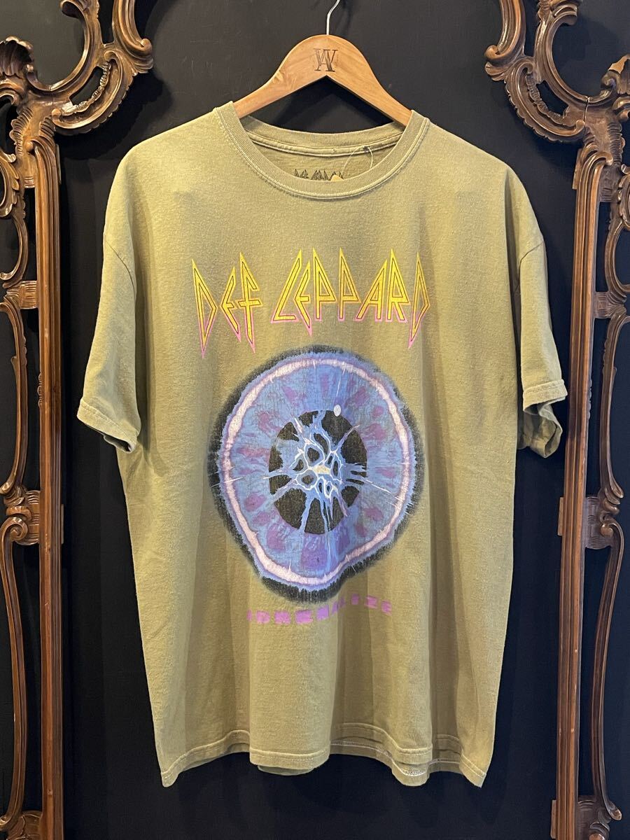DEFLEPPARD Tシャツ バンドTシャツ 古着 半袖 アメカジ ビンテージ 拍卖