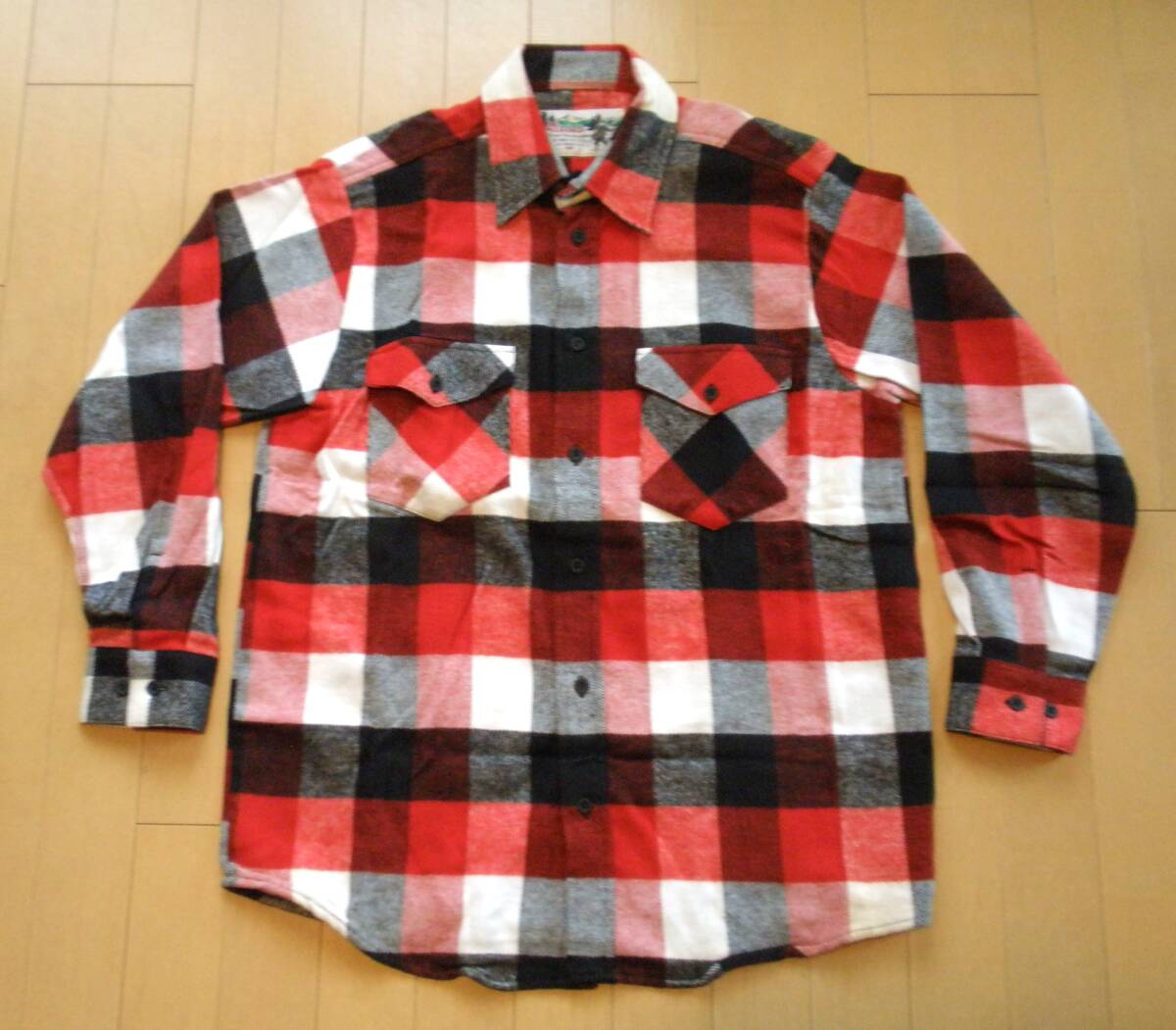 M【リーバイス/ネルシャツ】80年代 80's Levi's ヘビーネルシャツ アラスカ チェックシャツ ヴィンテージ 新品同様 デッドストック 古着拍卖