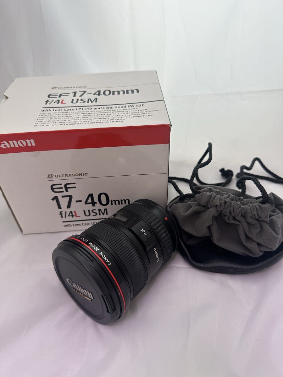 ★美品★CANON ZOOM LENS EF 17-40mm F4 L USM キャノン カメラレンズ オートフォーカス 動作確認済 #81903★拍卖