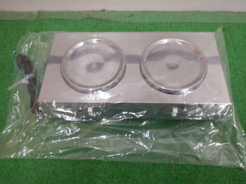 TKR7H-32/未使用品/Kalita/カリタ/2連/ウォーマー/ヨコ型/100V/ W380×D210×H85㎜/保温/業務用/店舗拍卖