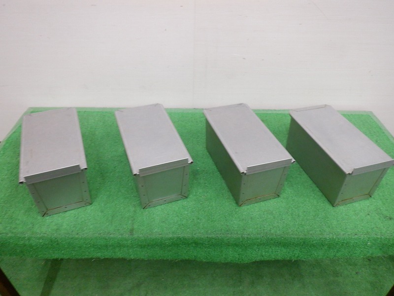 TKR7H-46-①/食パン型/2斤/4個セット/フタ有り/角型/調理器具拍卖