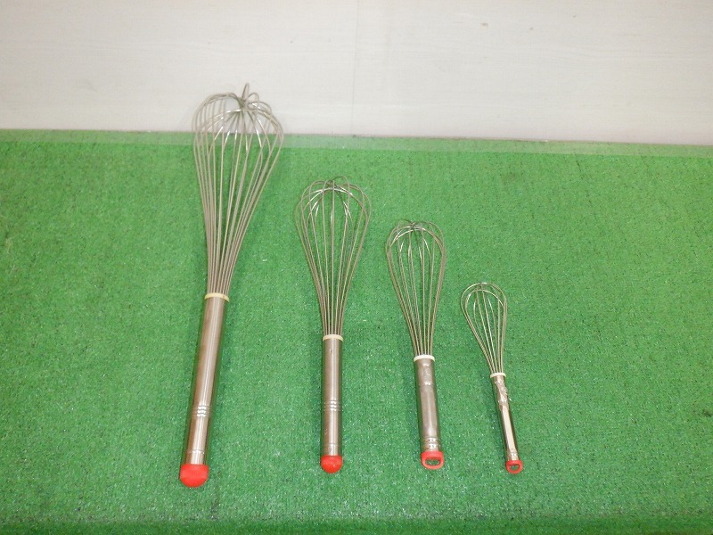 TKR7H-53/泡立て器/ホイッパー/17・12・10・7/4本まとめて/調理器具拍卖