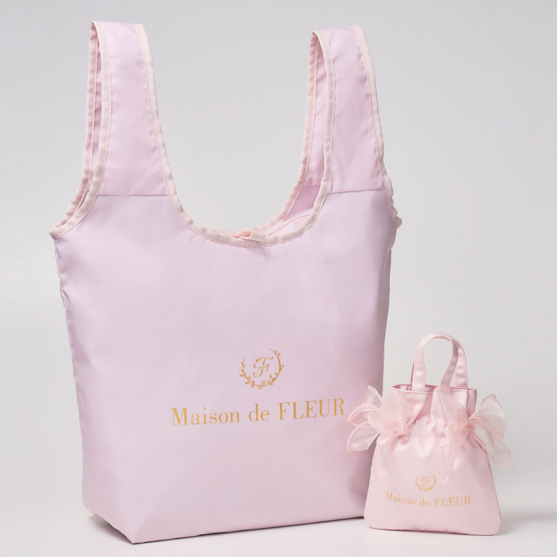 Maison de FLEUR メゾン ド フルール COOLER SHOPPING BAG SET BOOK PINK拍卖