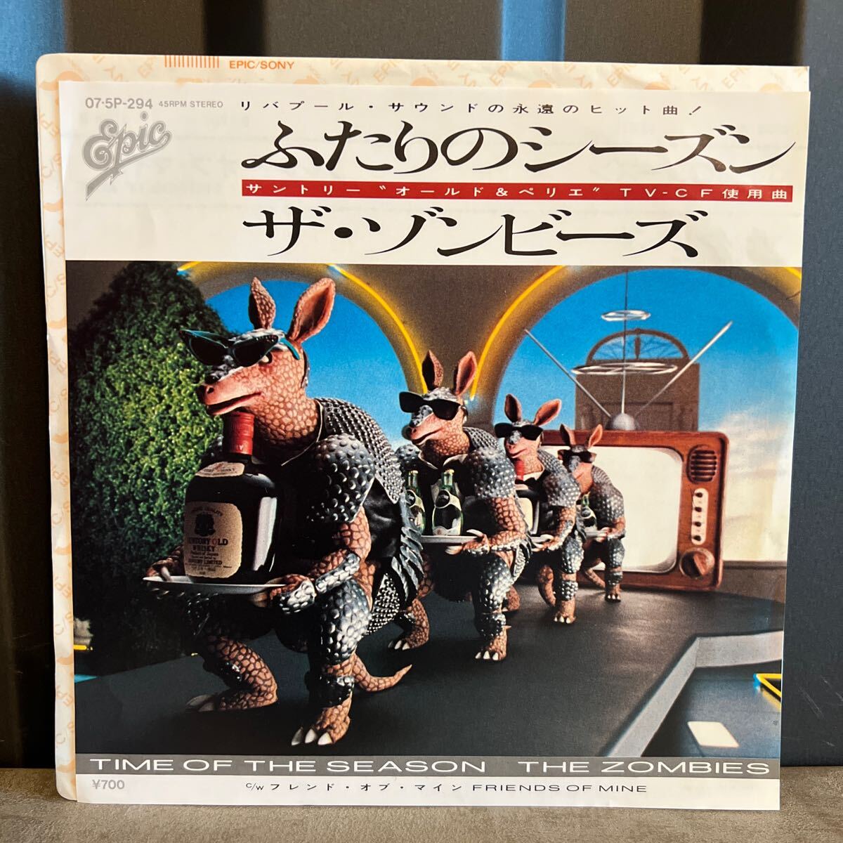 【アナログ盤】国内盤/7インチ/ザ・ゾンビーズ/ふたりのシーズン/The Zombies/Time Of The Season/レコード/EP/1984年拍卖