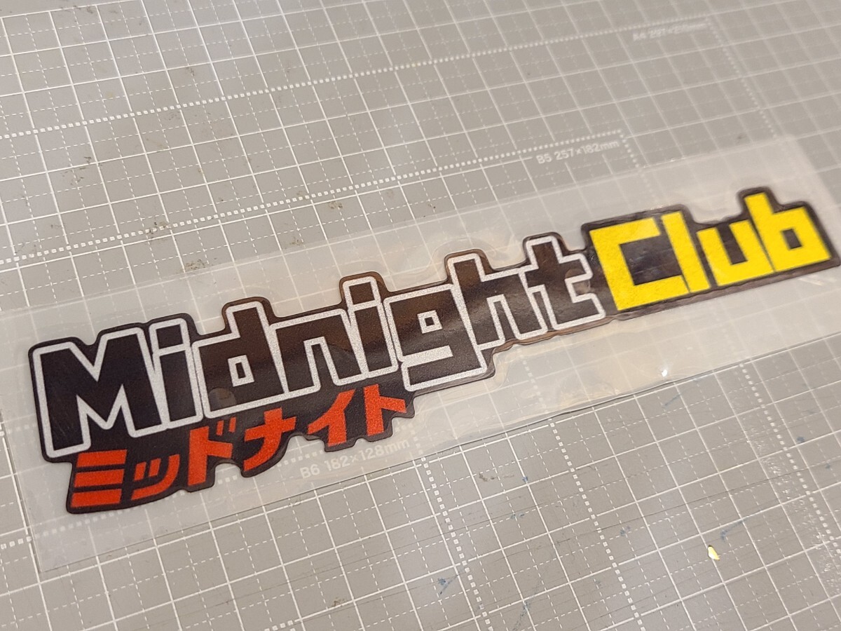 【送料無料!!】Midnight Club ロゴステッカー湾岸ミッドナイト拍卖