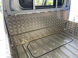 国内生産品 ハイゼット トラック S500P S510P 荷台 3mm厚 アルミ 縞板 プロテクター 縞鋼板 HIJET あおり 背面 ガード ボルトオン 9点固定拍卖