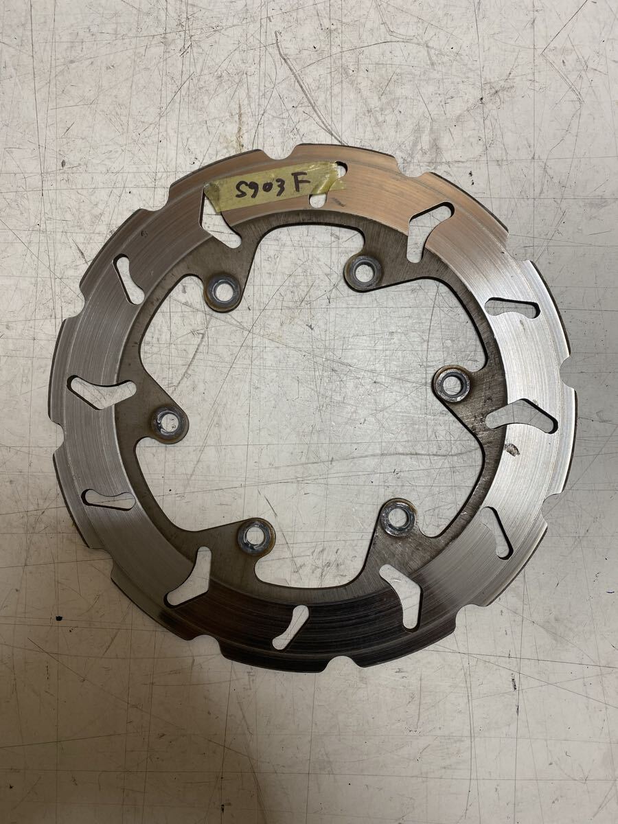 マジェスティ250 sg03j フロント ブレーキディスク 厚み4ミリ位 使用感少なめ拍卖