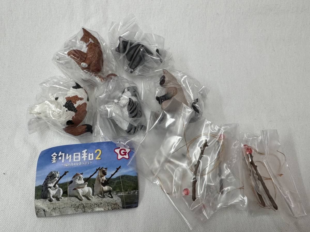 【即決・送料無料】釣り日和2 猫たちのひまつぶし 全5種コンプセット拍卖