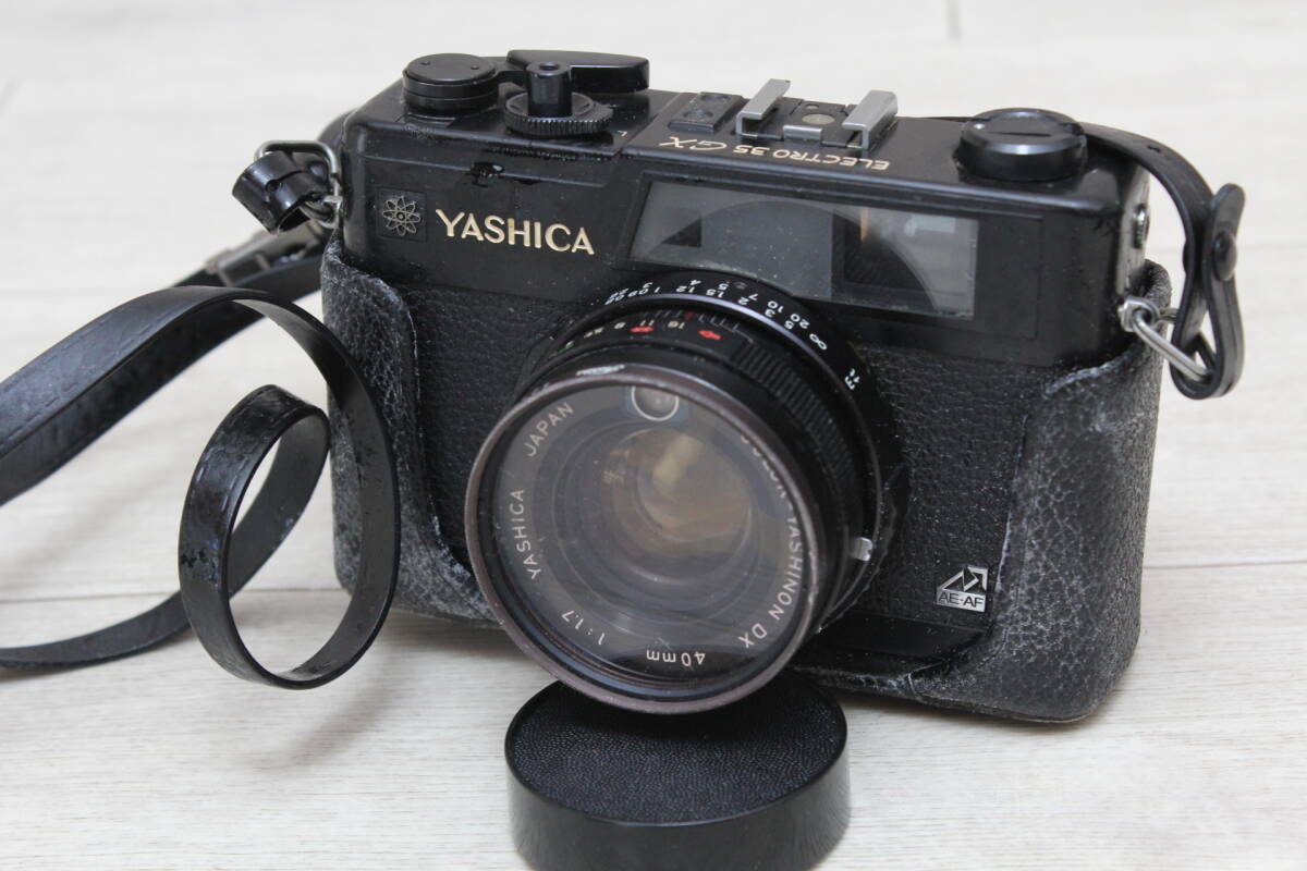 te-YASHICA ヤシカ ELECTRO 35 GX エレクトロ35 フィルムカメラ ブラックボディ拍卖