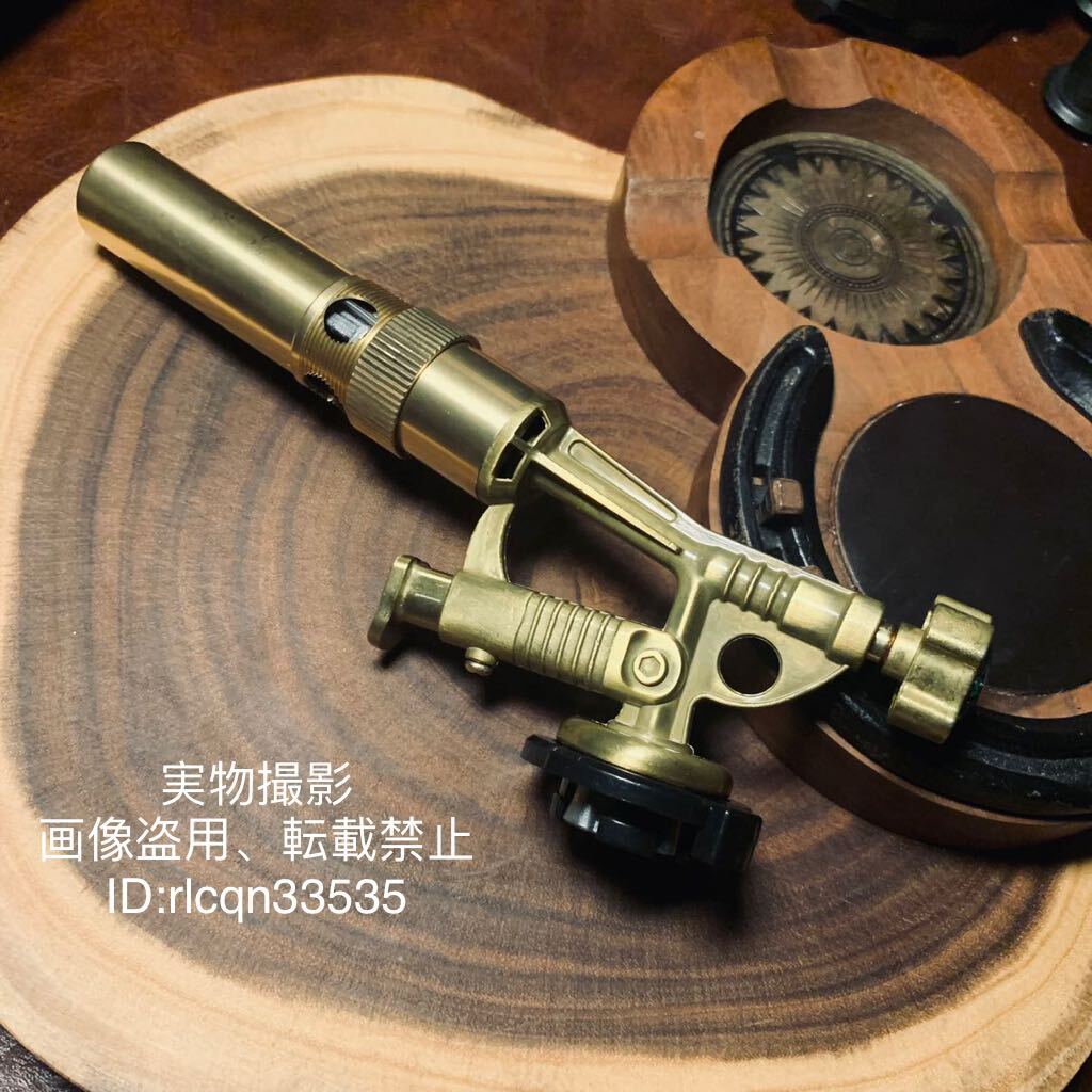 超高品質 真鍮製 CB缶ディングトーチ ガストーチバーナー 火力調節 点火機能 逆さ使用可能 キャンプ BBQ キャプテン アウトドア 野外登山拍卖
