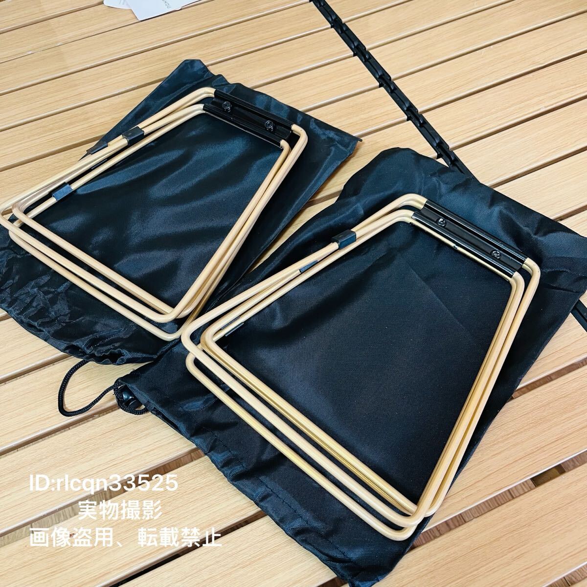 2点セット 限定ゴールド クーラースタンド アルミコンテナスタンド マルチスタンド ステンレス製 コンパクト アウトドア 46×27×21cm拍卖