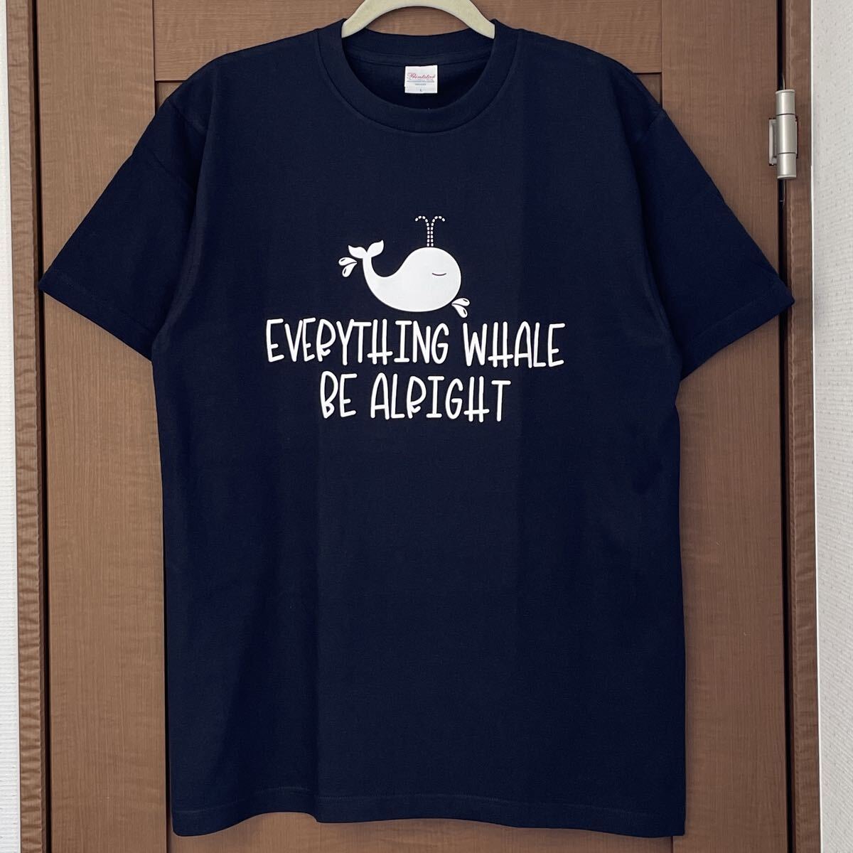 Tシャツ クジラ Lサイズ メンズ レディース ジュニア 半袖 ティシャツ くじら 鯨 半袖Tシャツ拍卖