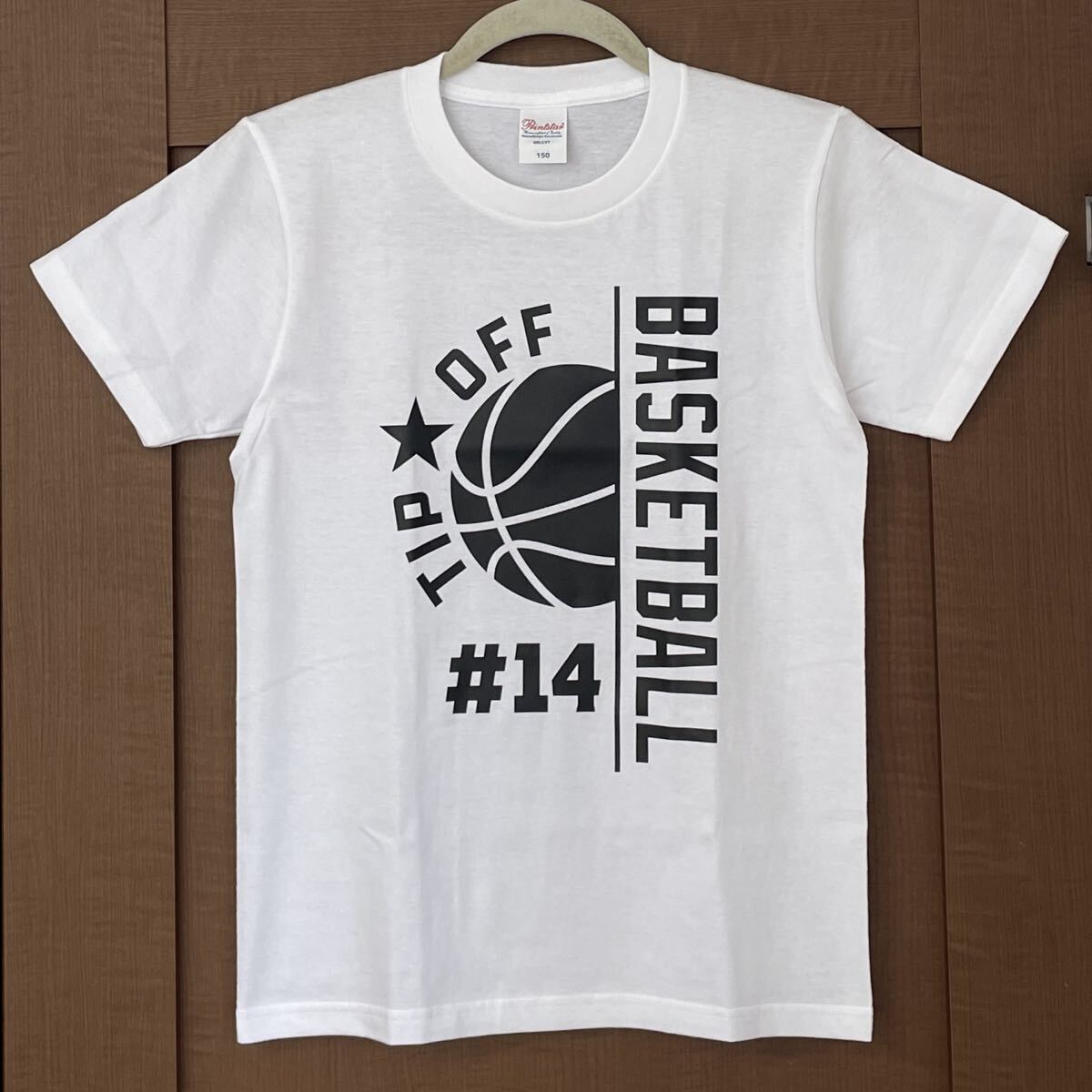 Tシャツ バスケ 150サイズ 半袖 メンズ レディース ジュニア ティシャツ バスケットボール ホワイト 白 Tee拍卖