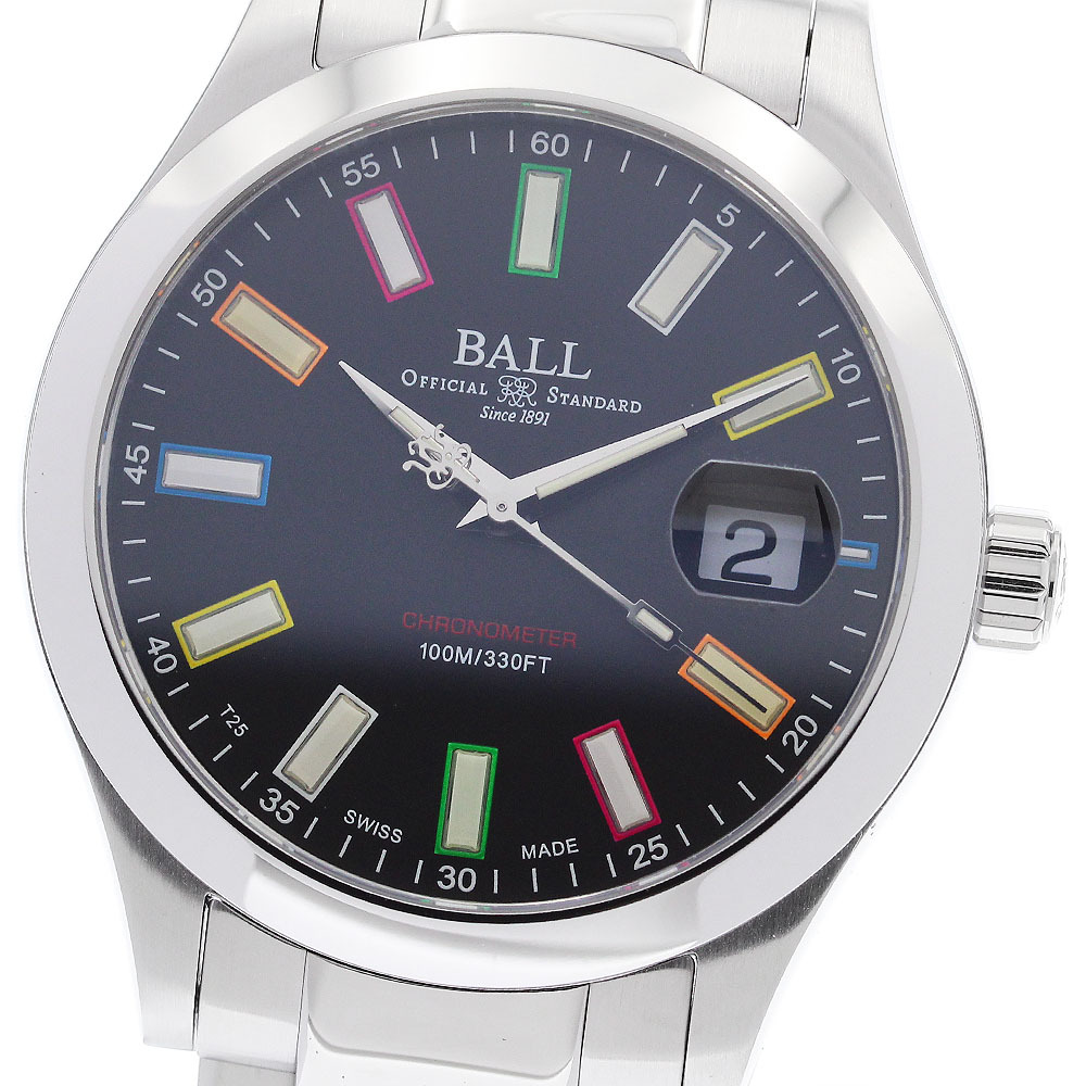ボールウォッチ BALLWATCH NM9026C-S33CJ-BK マーベライト レインボーエディション 自動巻き メンズ 未使用品 保証書付き_899248拍卖