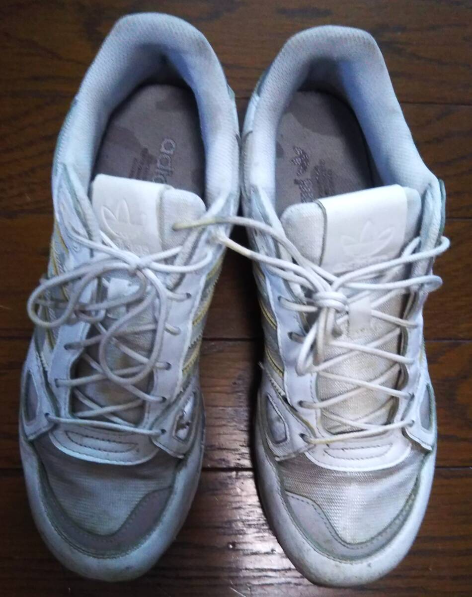 即決・送料込★adidas アディダス ★beauty&youth 別注 コラボ スニーカー ZX 750 M21887★白x迷彩 US8(26cm)使用感大拍卖