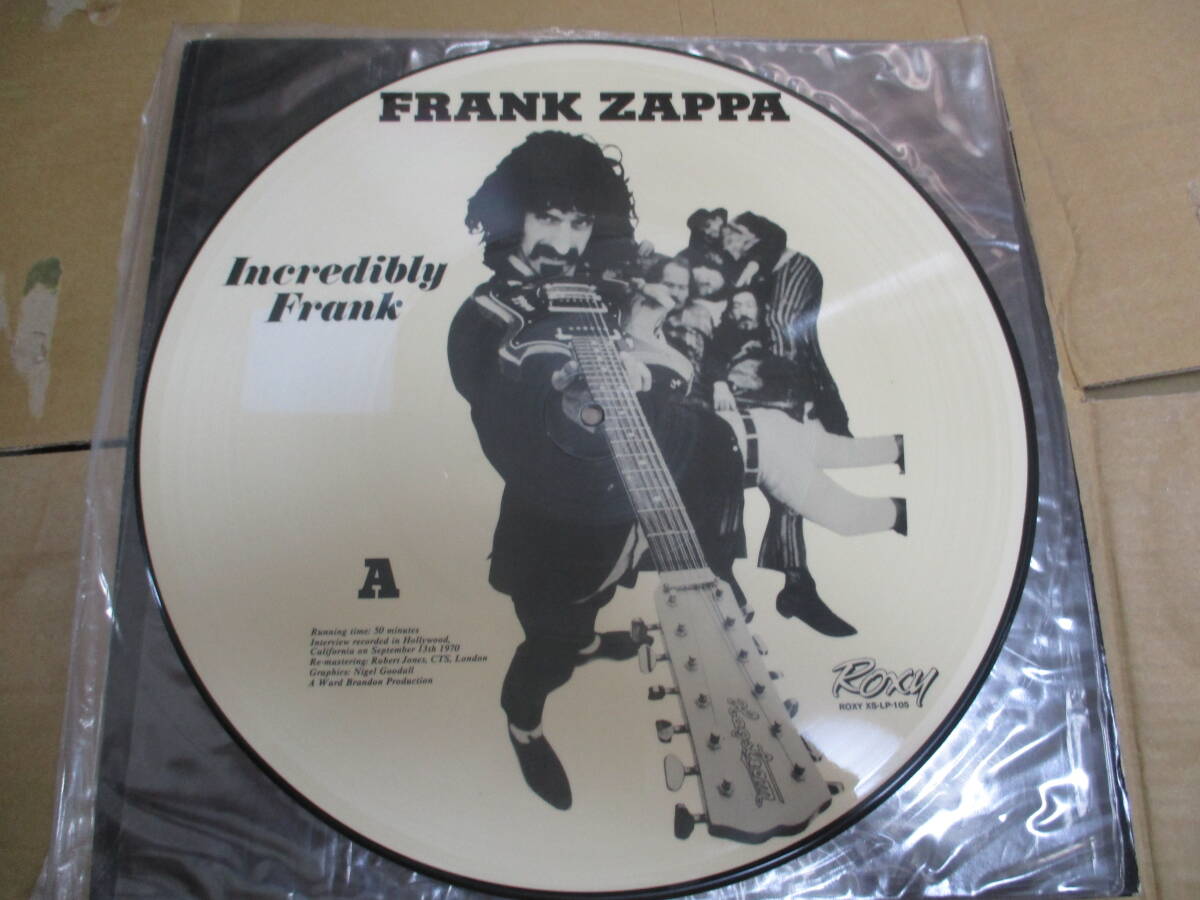 ピクチャー・レコード Frank Zappa フランク・ザッパ INCREDIBLY FRANK拍卖