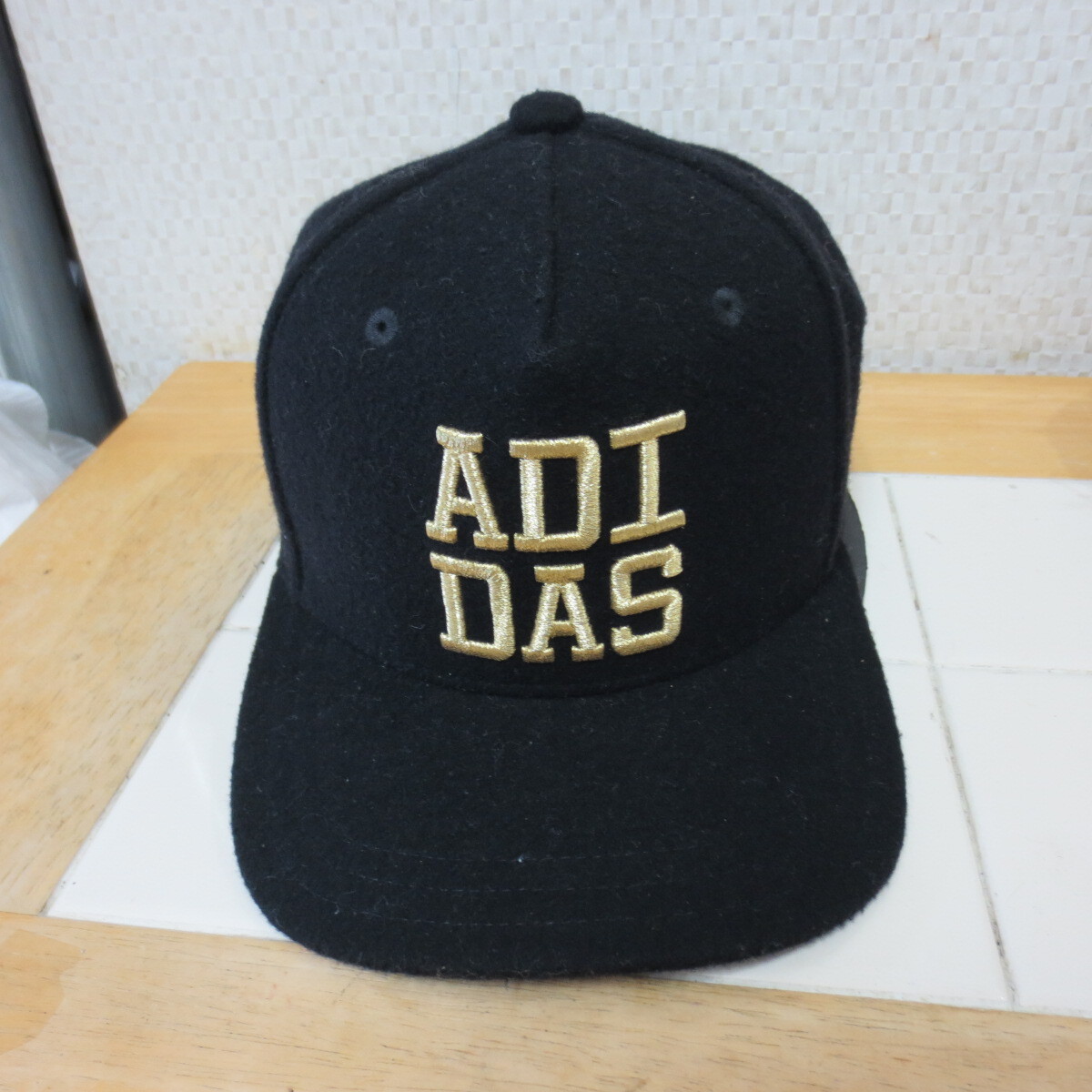adidas アディダス キャップ 黒 Lサイズ 8・26拍卖