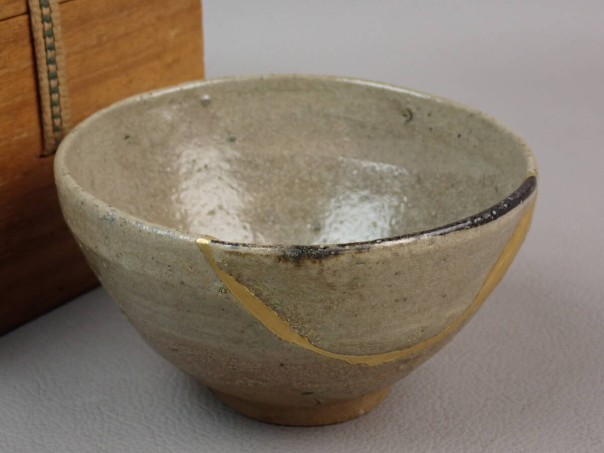 【骨董・茶道具】★古い 唐津焼 古唐津★★呼継茶碗 gn111tl拍卖