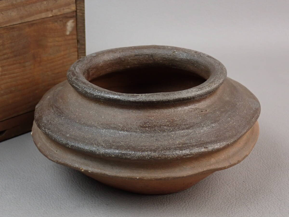 【骨董・茶道具】★阿蘭陀?南蛮焼?沖縄?備前焼?★★ハンネラ平壷 gn058vb 亀ヶ岡 注口土器拍卖