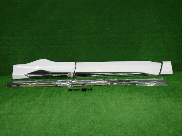 トヨタ 新型 RAV4 ラブフォー 50系 サイドスカート 右 スポイラー サイドステップ モデリスタ 新品 美品 未使 純正 エアロパーツ 089拍卖