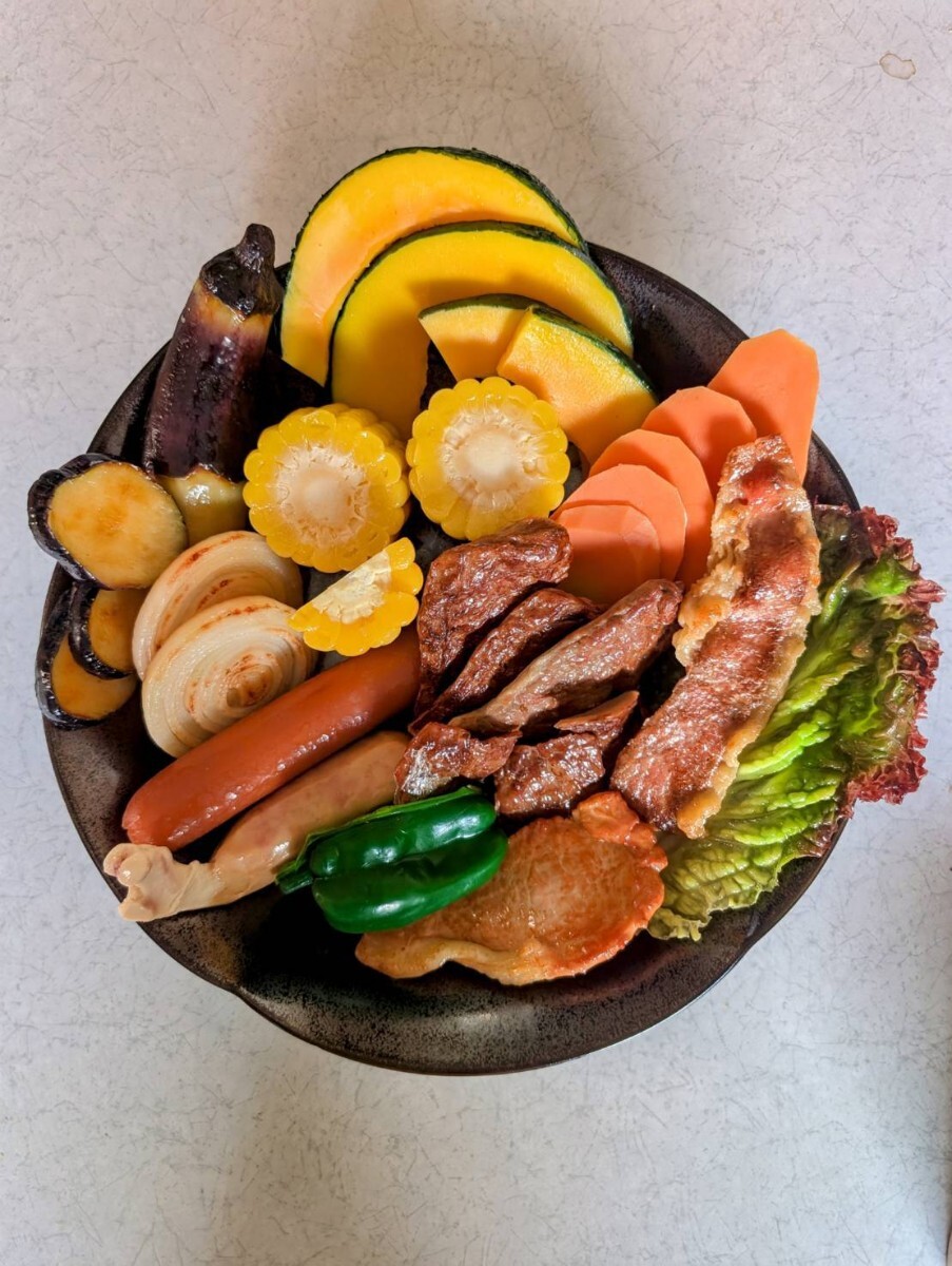 【まいづる食品サンプル】BBQセット バーベキューセット F-7 まとめ売り拍卖