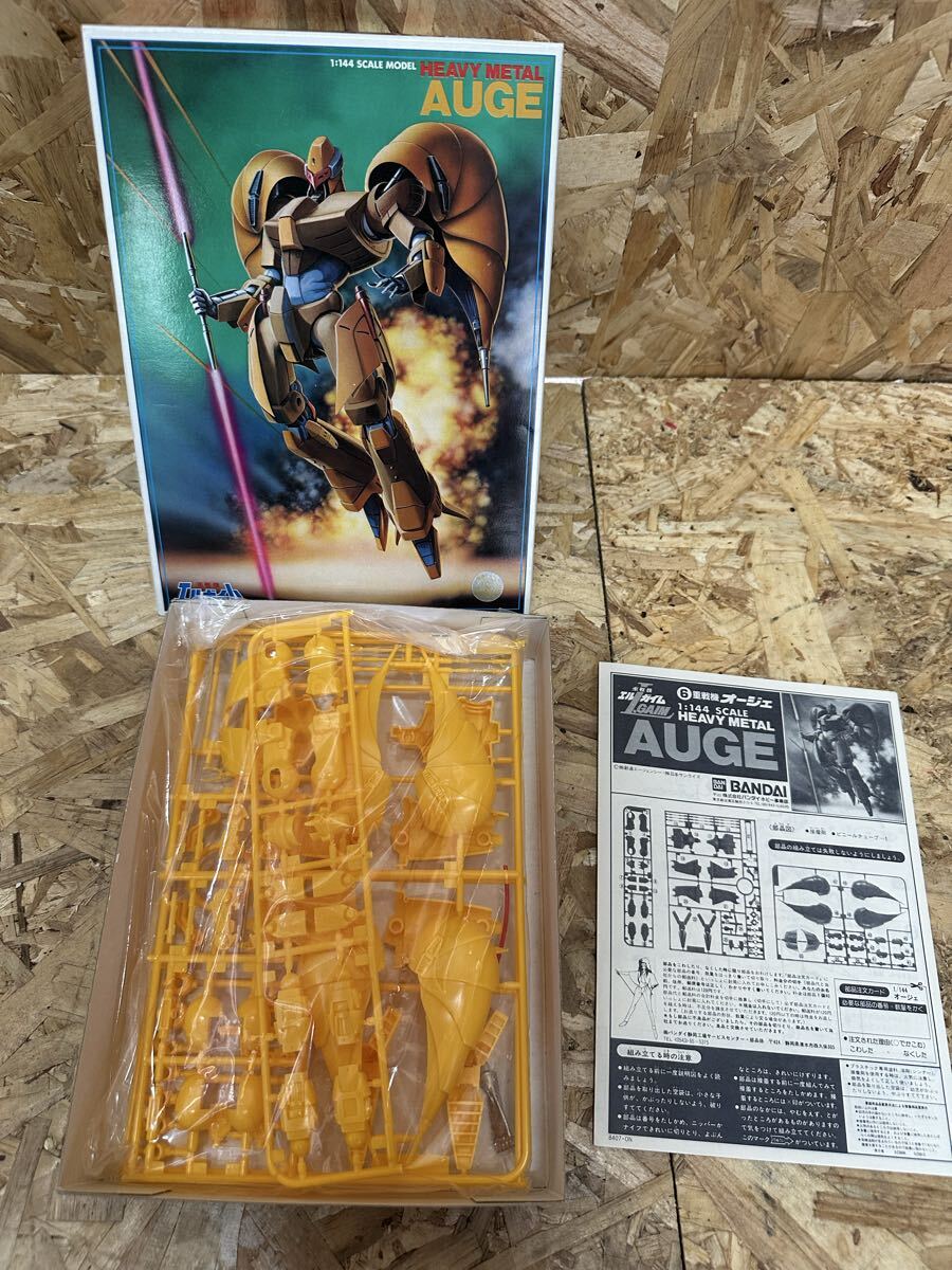 バンダイ 未組立 プラモデル 1:144 重戦機エルガイム AUGE オージェ レトロ 旧キット拍卖