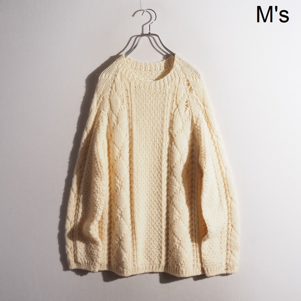 R0399P▼Maison Margiela 10 メゾンマルジェラ▼ 21AW デストロイ ウールニット ナチュラル S50GP0252 destroyed wool sweater 秋冬 rb mks拍卖