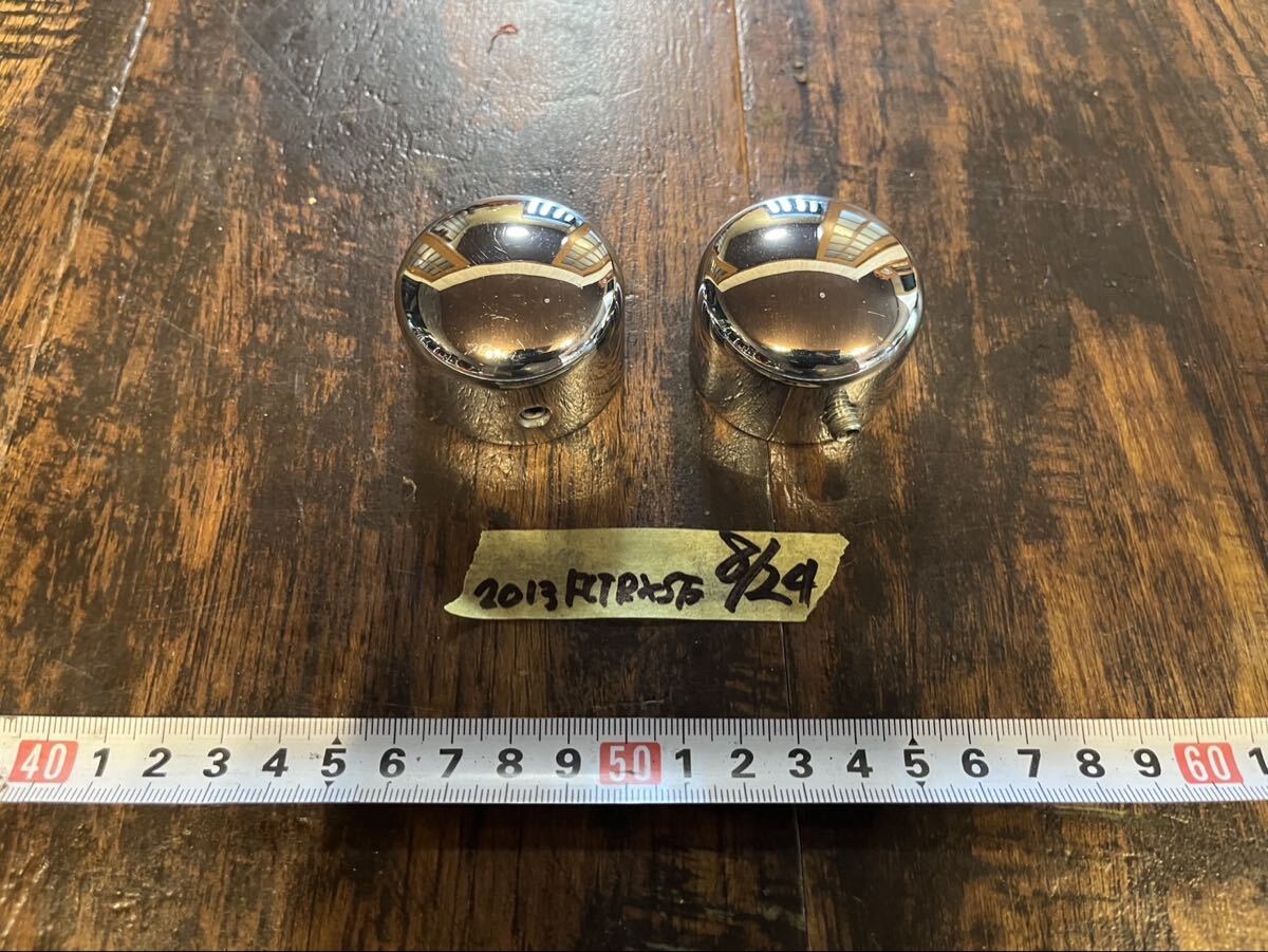 ハーレー2013年FLTRXSEツーリングモデルにて使用!アクセルシャフトメッキカバー拍卖