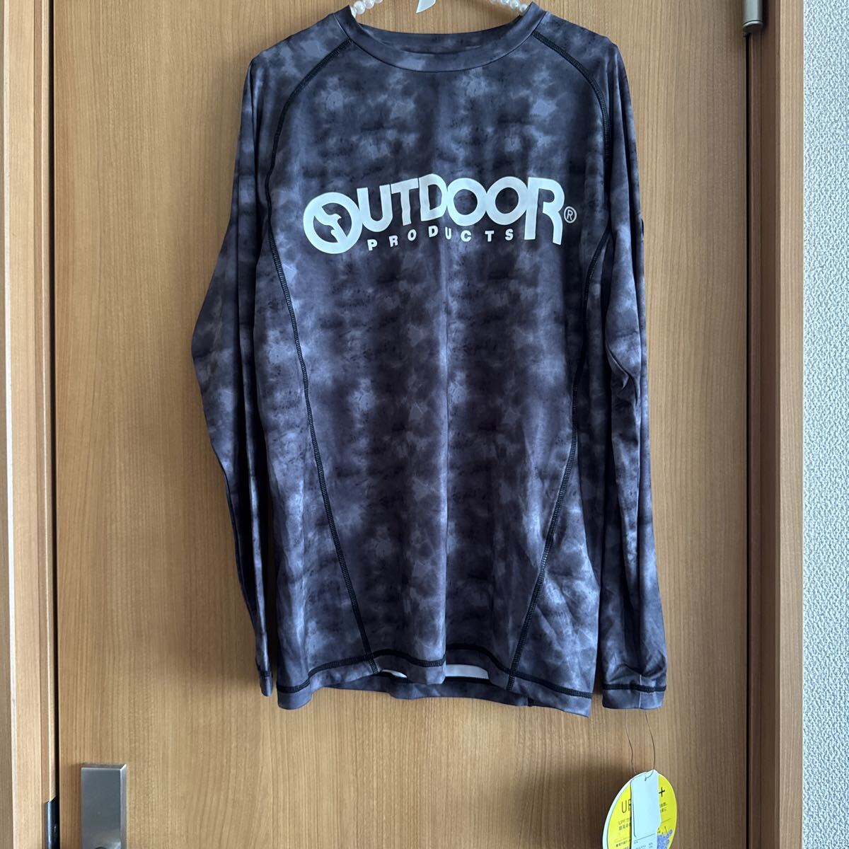 【88】OUTDOOR スイムウェア 長袖 Mサイズ グレー プール 海 UVカット ラッシュガード拍卖