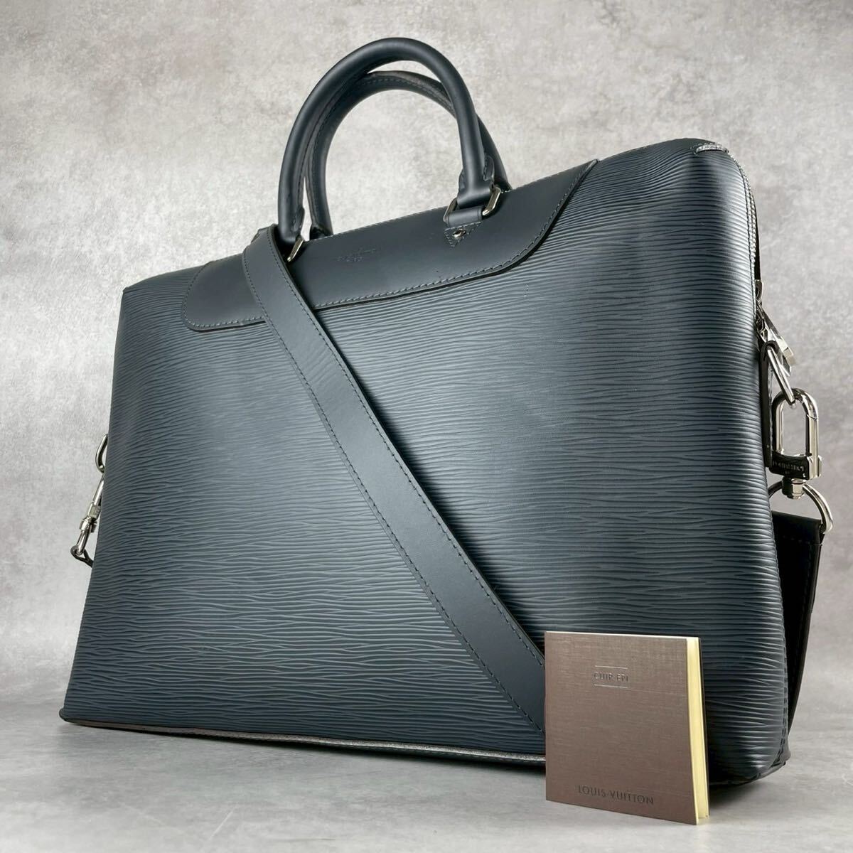 極美品 LOUIS VUITTON ルイヴィトン M50163 エピ ポルトドキュマンジュール ノワール ビジネスバッグ 2way ブリーフケース CA1125 ブラック拍卖