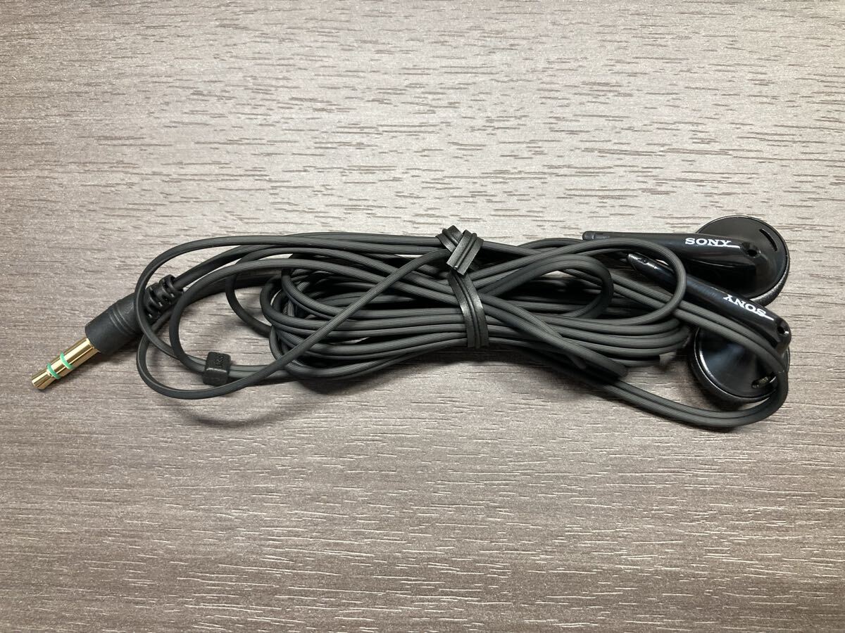 【 送料込 未使用 保管品 SONY ソニー イヤフォン ブラック 】イヤホン拍卖