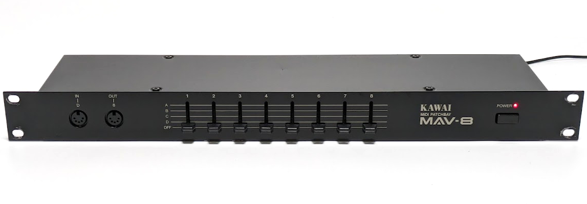 KAWAI カワイ MAV-8 MIDI パッチベイ マブハチ 4入力 8出力 PATCHBAY 河合拍卖