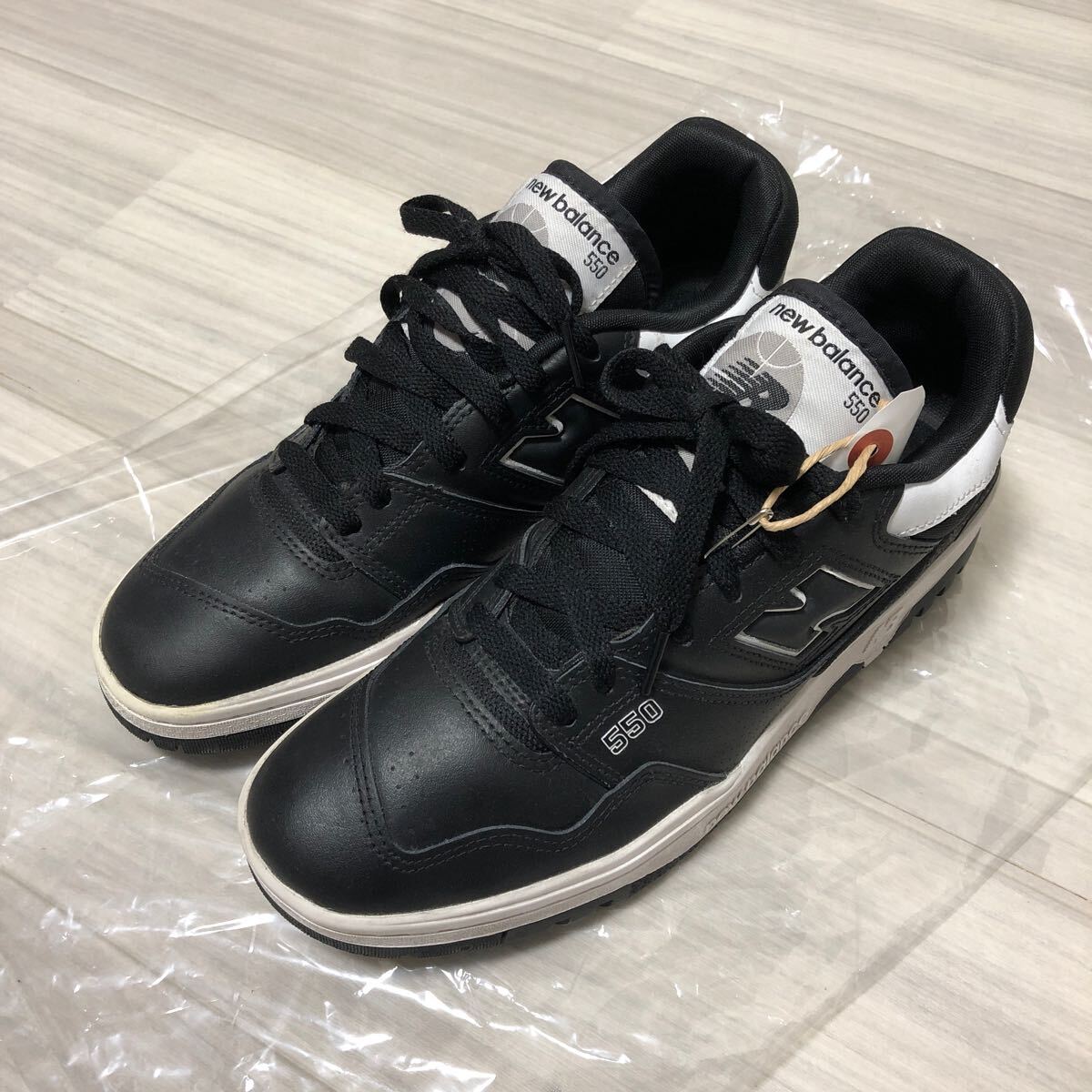 (k) New Balance BB550SV1 ニューバランス スニーカー シューズ 黒 ブラック 8.5D 26.5cm 拍卖